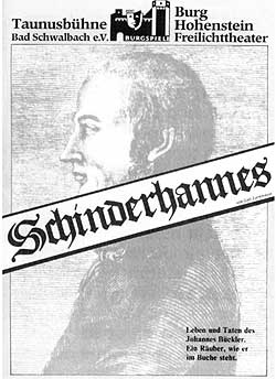 1989 - Programmheft "Schinderhannes"