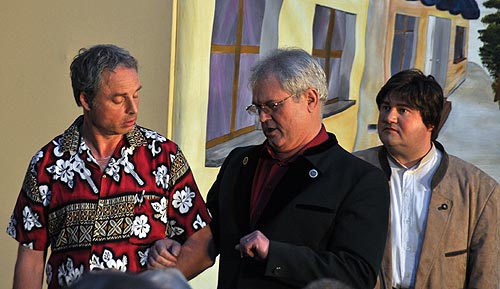 2011 - Mundart-Abend im Rotenburger Schlösschen
Das Millionending: Stefan Thomass, Roland Glatzer und Markus Krumpholz
