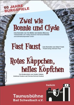 Plakat Burgspiele 2021