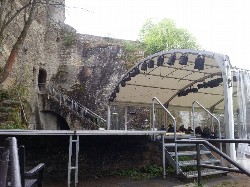 Technikaufbau Burg Hohenstein